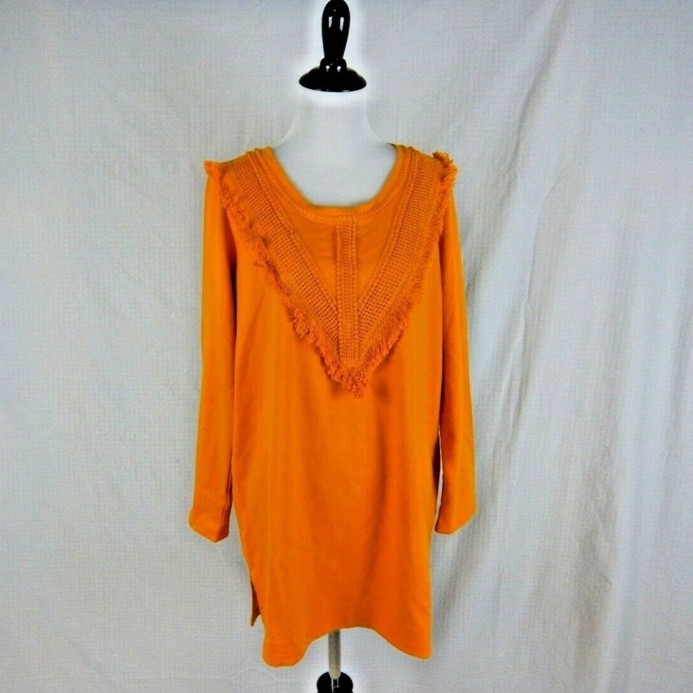 Roaman's Long Sleeve Yellow Tee Shirt Size 14 / 16